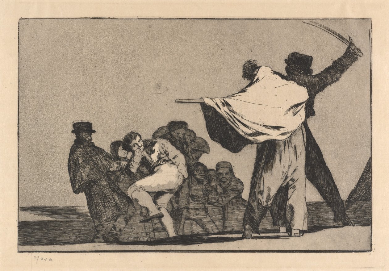 Erilainen conocido (hyvin tunnettu hulluus) tekijältä Francisco de Goya