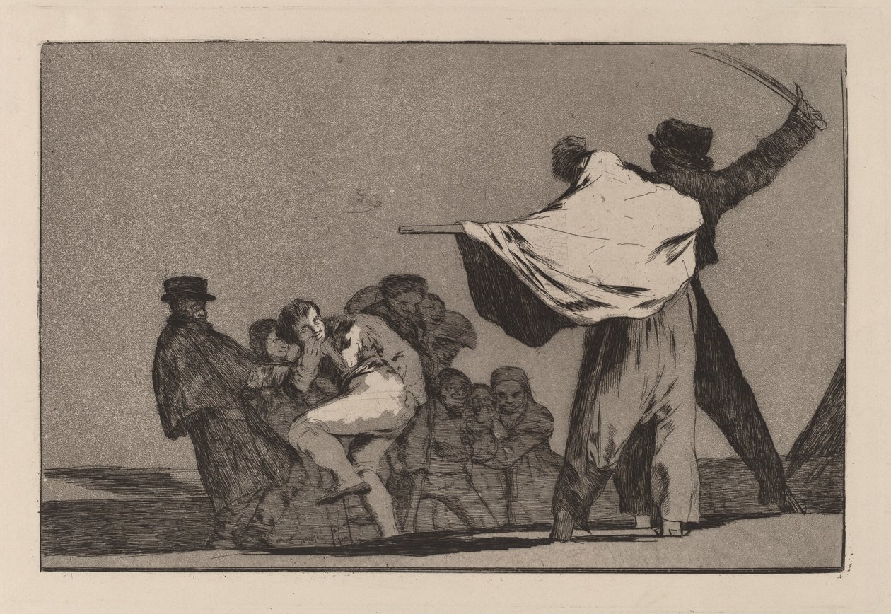 Erilainen conocido (hyvin tunnettu hulluus) tekijältä Francisco de Goya