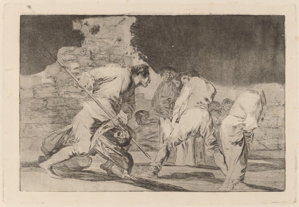 Erilainen furioso (Furious Folly) tekijältä Francisco de Goya