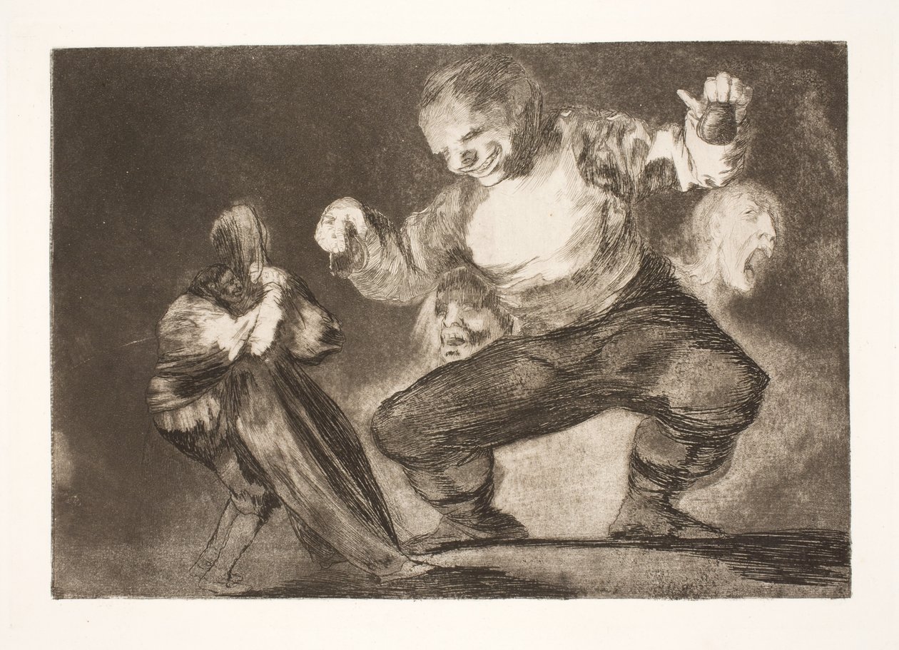Hullu (paheen jälkeen tulee huorintekijä) tekijältä Francisco de Goya