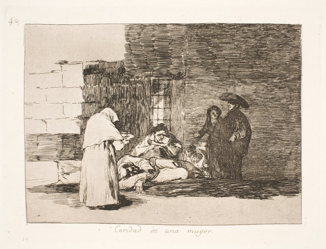 Naisen armo (49) tekijältä Francisco de Goya