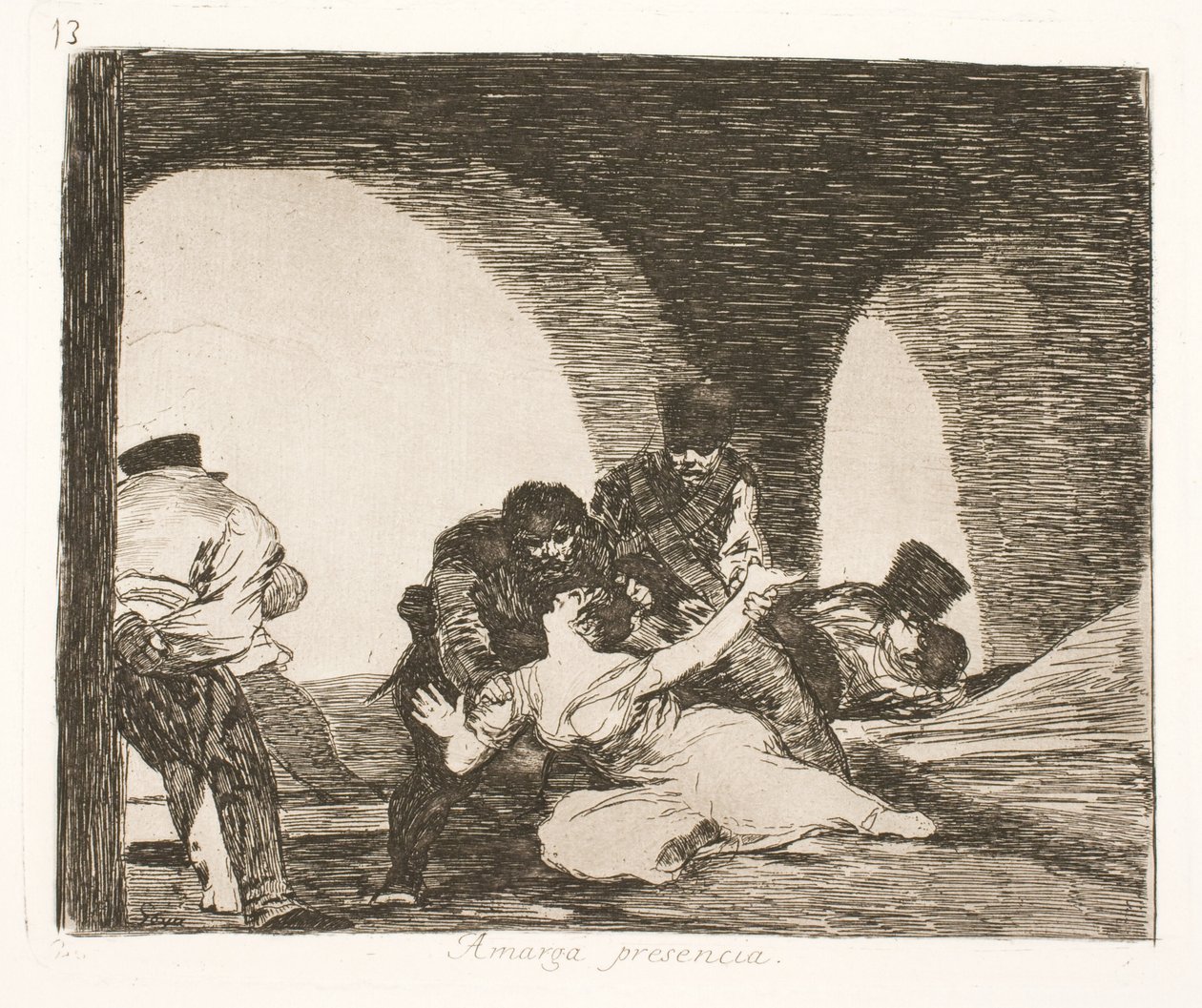 Kauhea kuolema (13) tekijältä Francisco de Goya