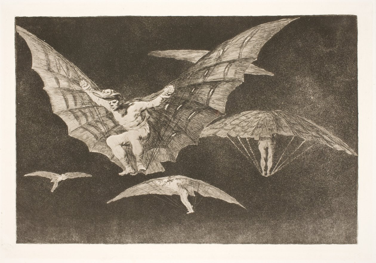 Tapa lentää (Missä on tahtoa, siellä on tapa) tekijältä Francisco de Goya