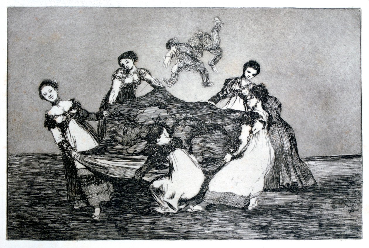 Naisten arvoitus, 1819-1823 tekijältä Francisco de Goya