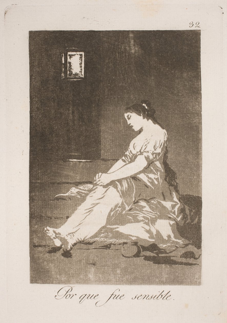 Tunteilleen antamisesta tekijältä Francisco de Goya