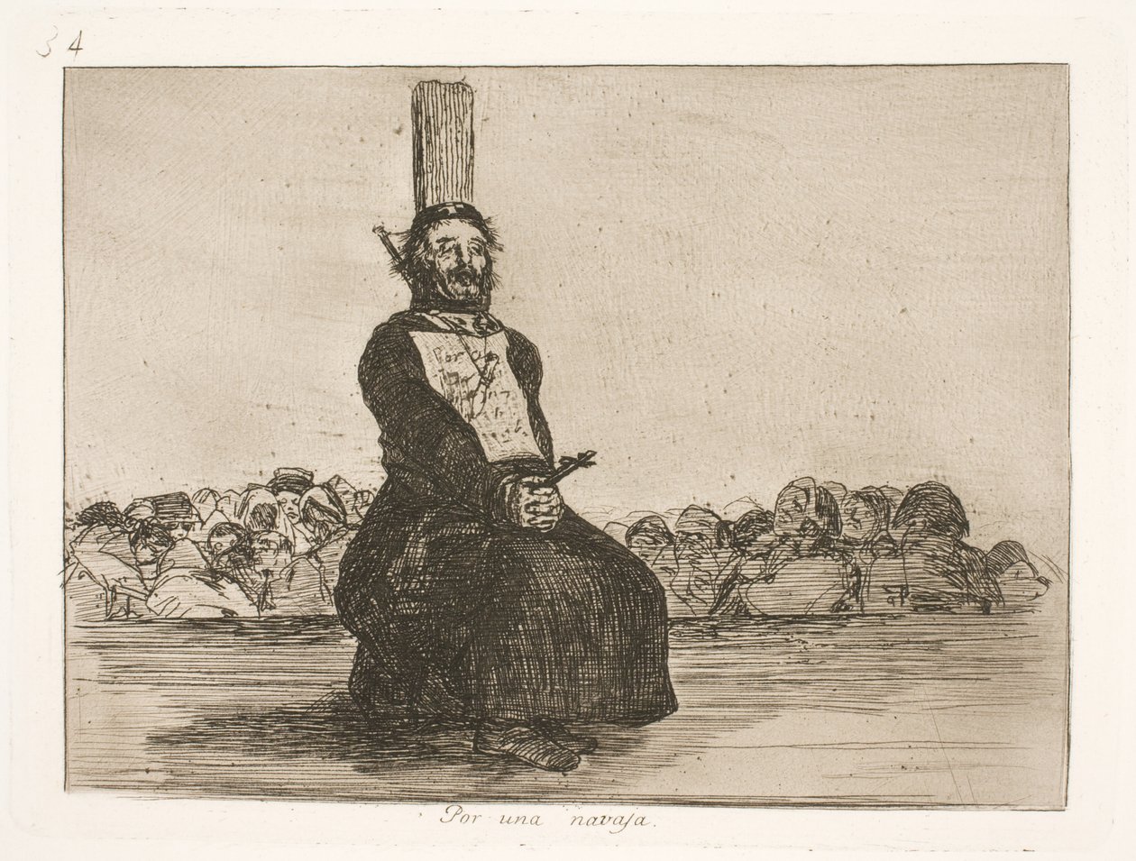 Veitsen vuoksi (34) tekijältä Francisco de Goya