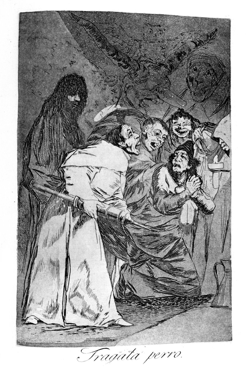 Fregattikoira, 1799 tekijältä Francisco de Goya