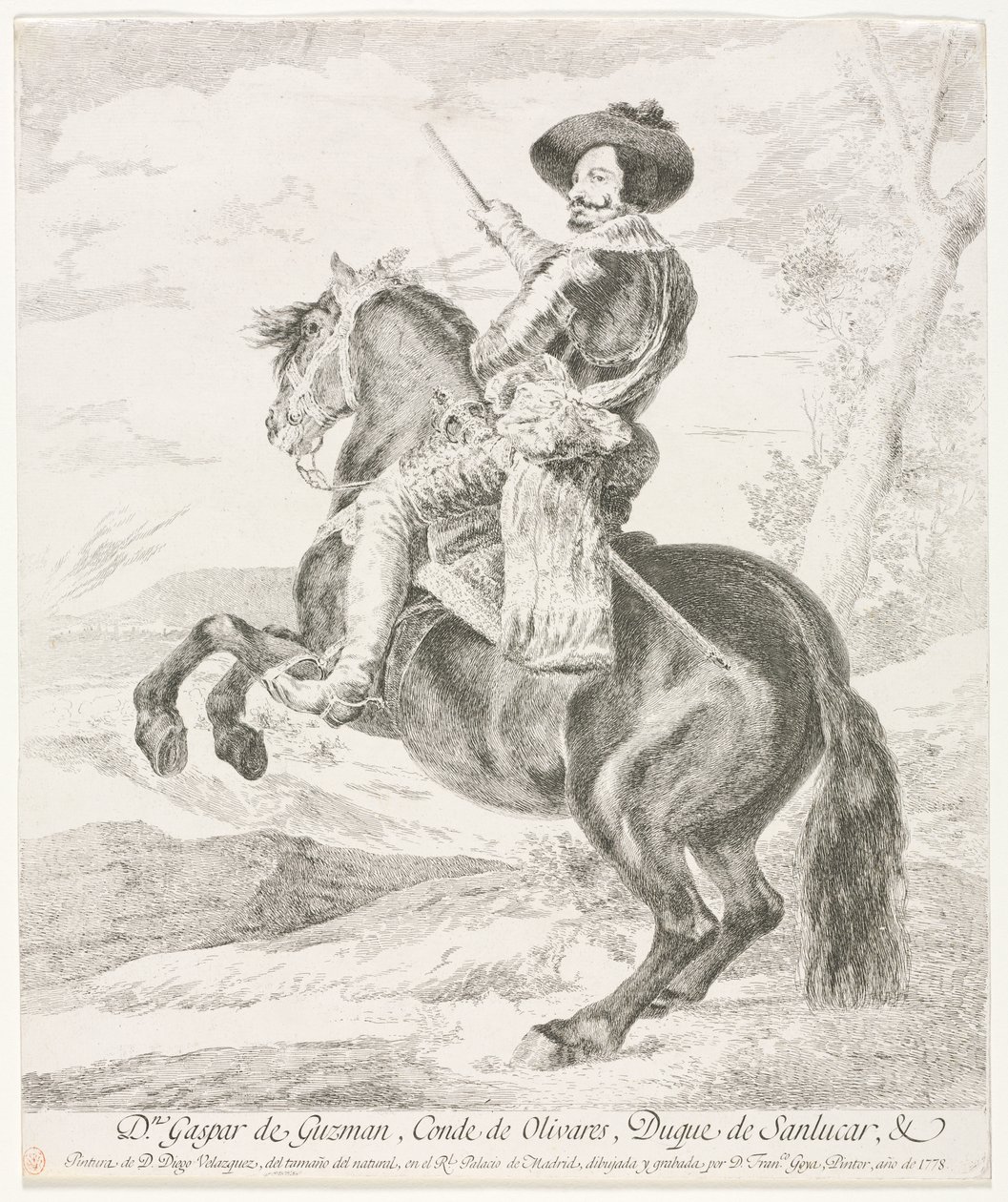 Gaspar de Guzman tekijältä Francisco de Goya
