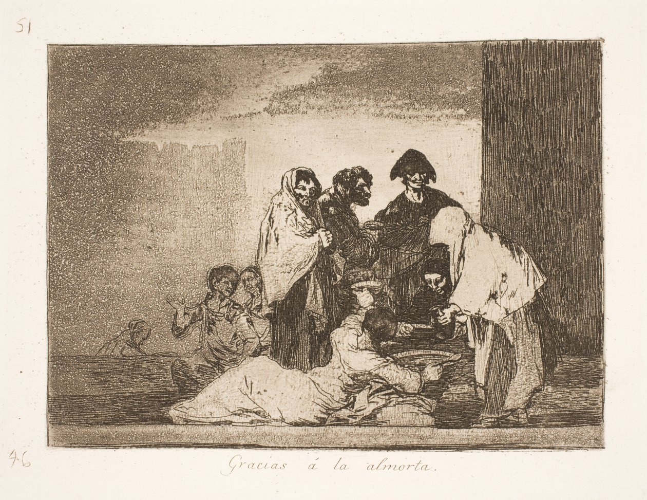 Luojan kiitos hirssipuurosta (51) tekijältä Francisco de Goya