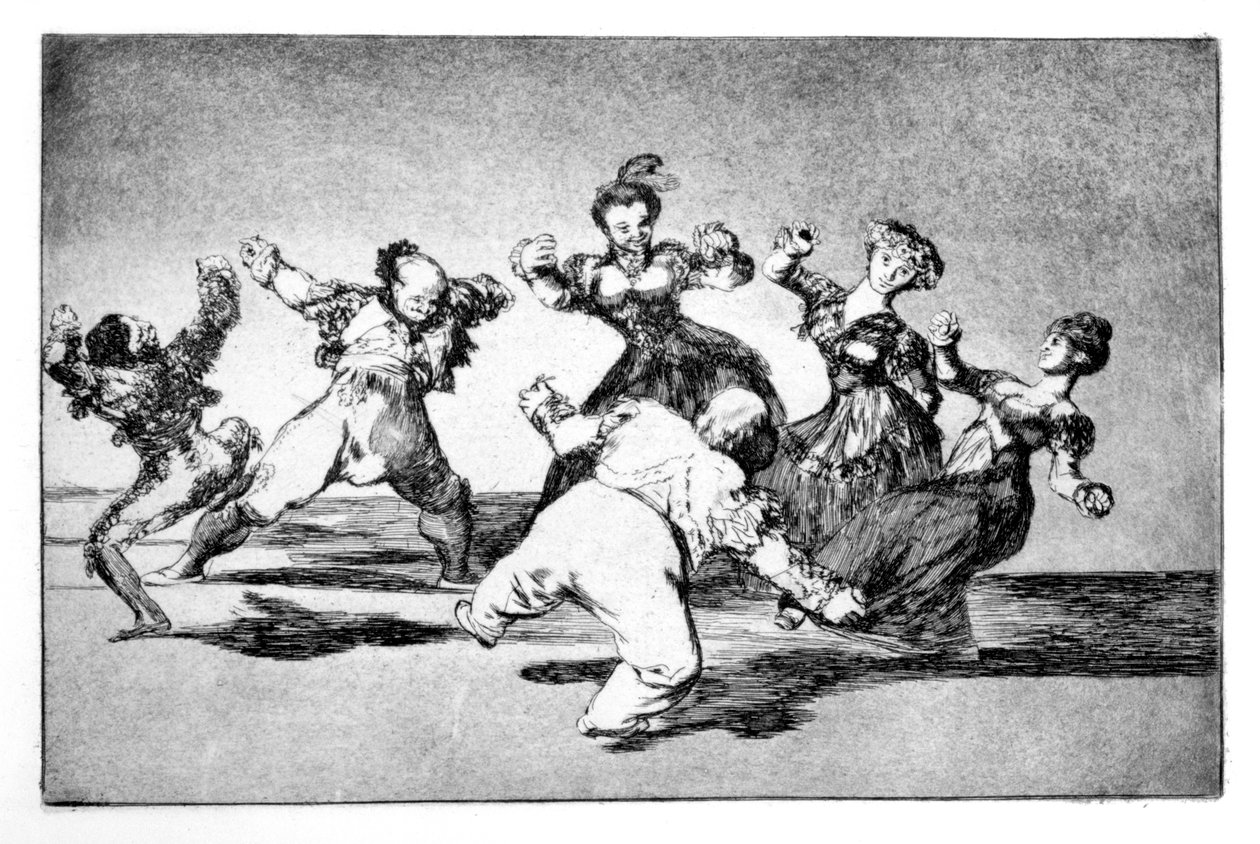 Hyvää fantasiaa, 1819-1823 tekijältä Francisco de Goya