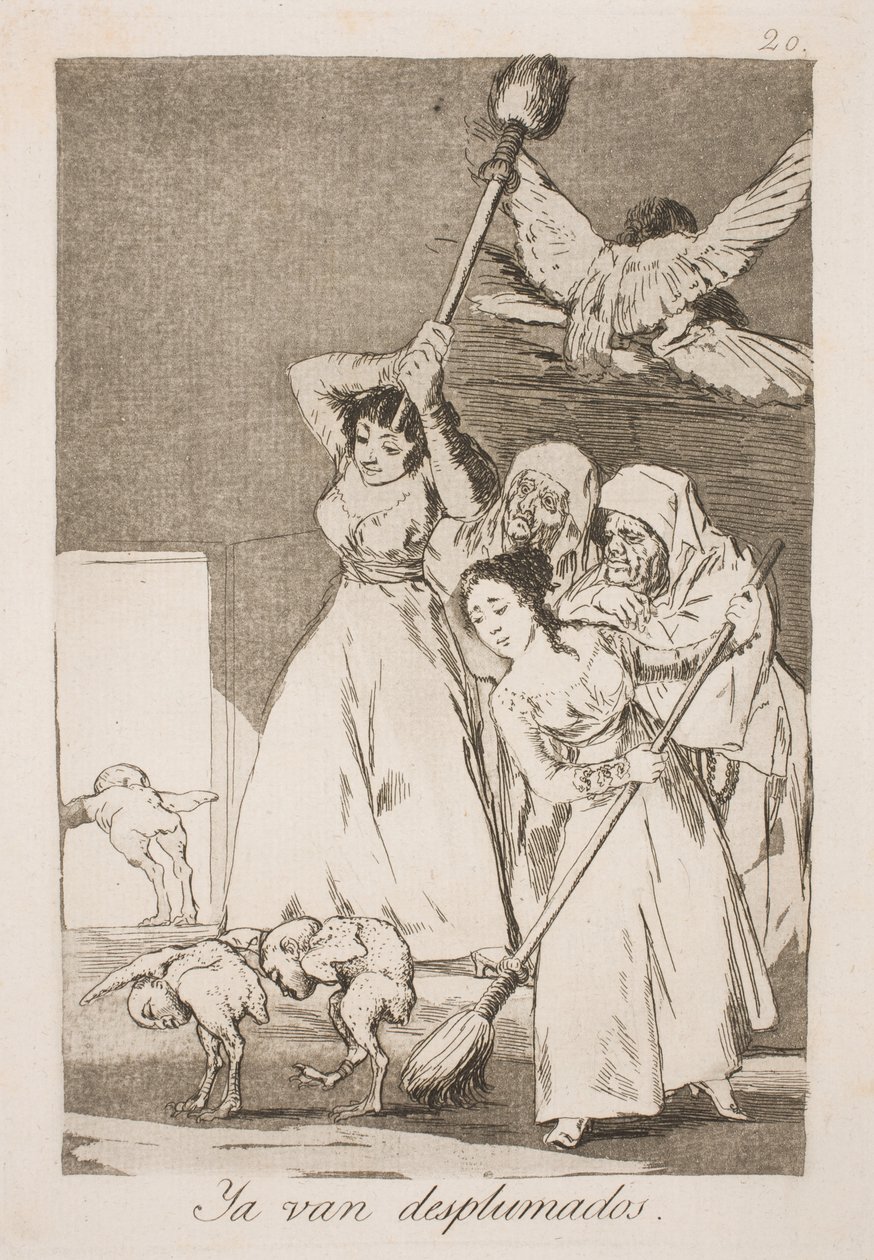 Täällä ne kynitään kaikille höyhenille tekijältä Francisco de Goya