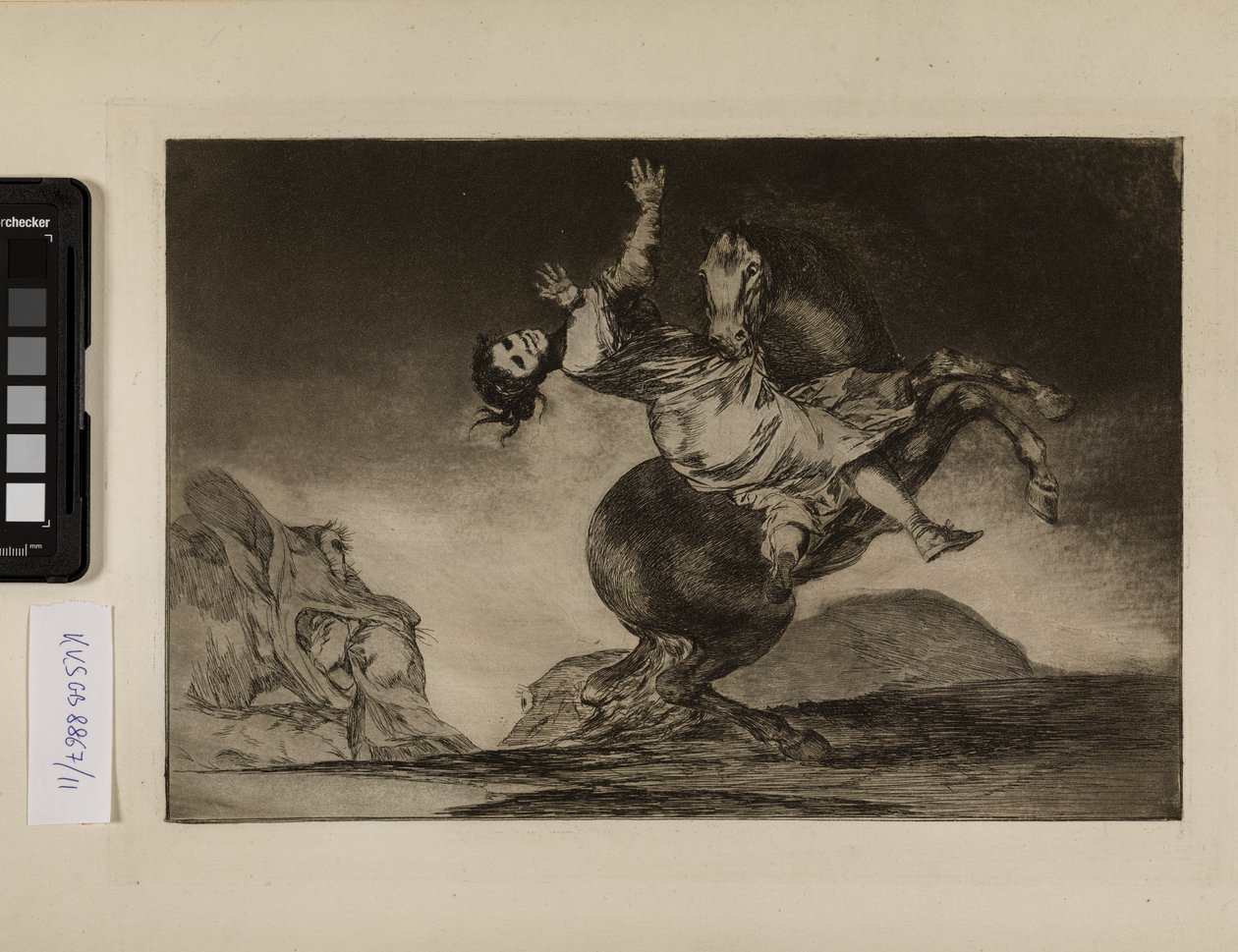 The Horse Kidnapper (Nainen ja hevonen, anna jonkun muun kesyttää heidät) tekijältä Francisco de Goya