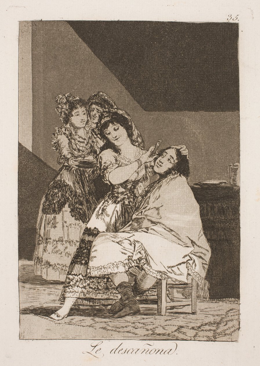 Hän nylkee hänet tekijältä Francisco de Goya
