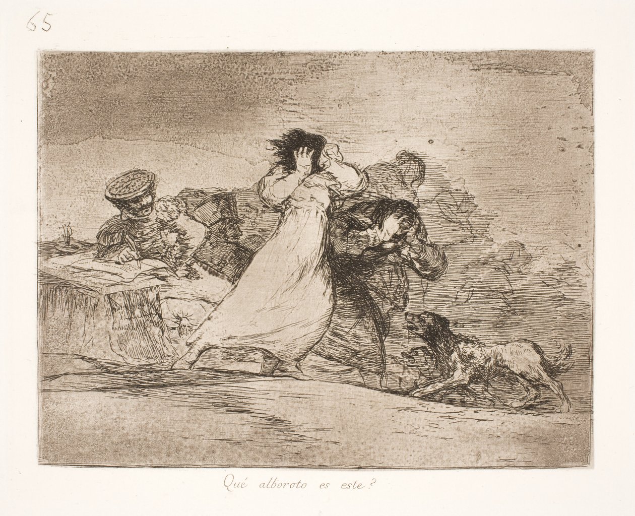 Mitä tämä hämmennys tarkoittaa? (65) tekijältä Francisco de Goya