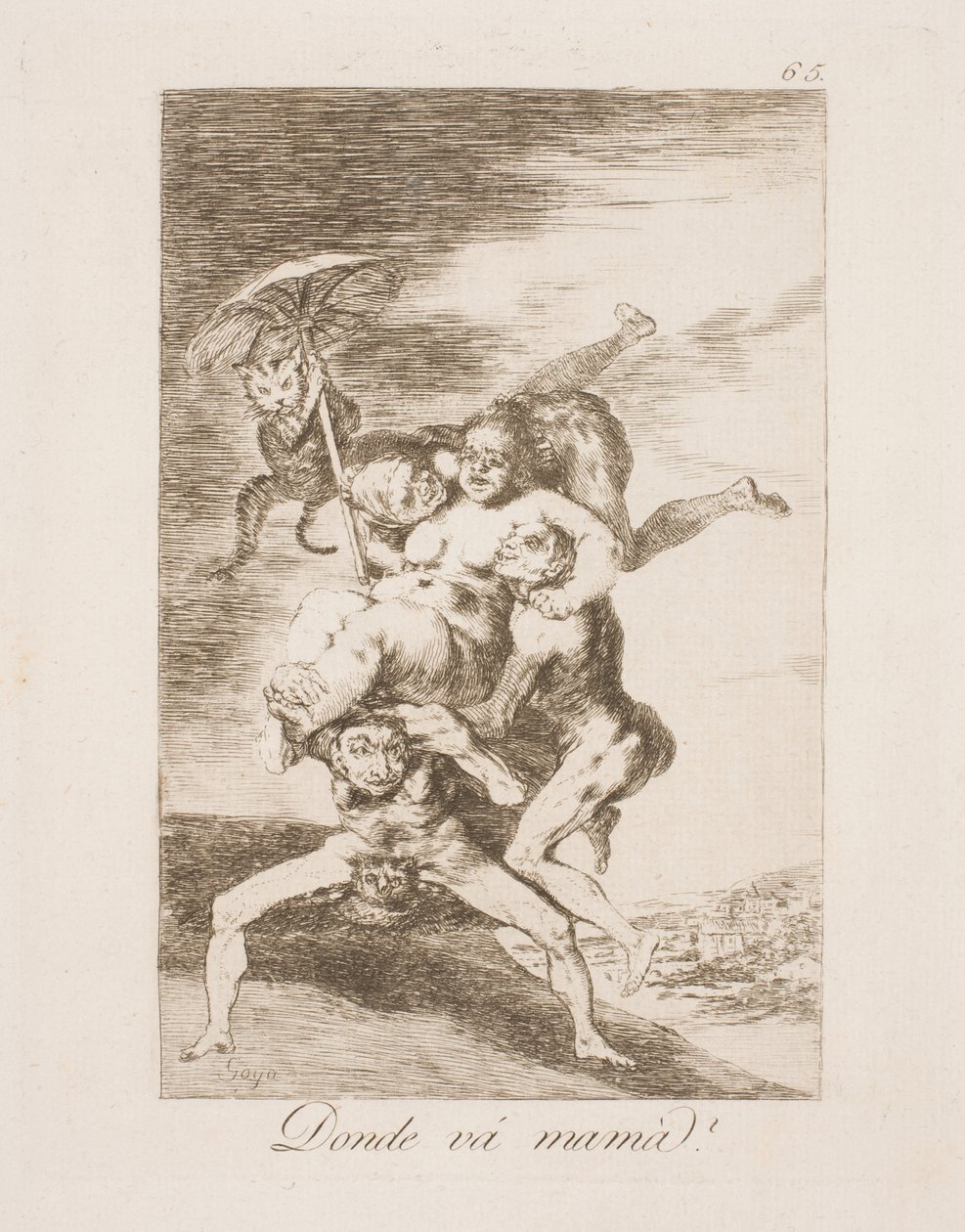 Minne äiti on menossa? tekijältä Francisco de Goya