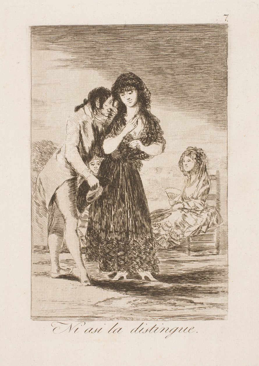 Hän ei edes tällä tavalla tunne häntä tekijältä Francisco de Goya