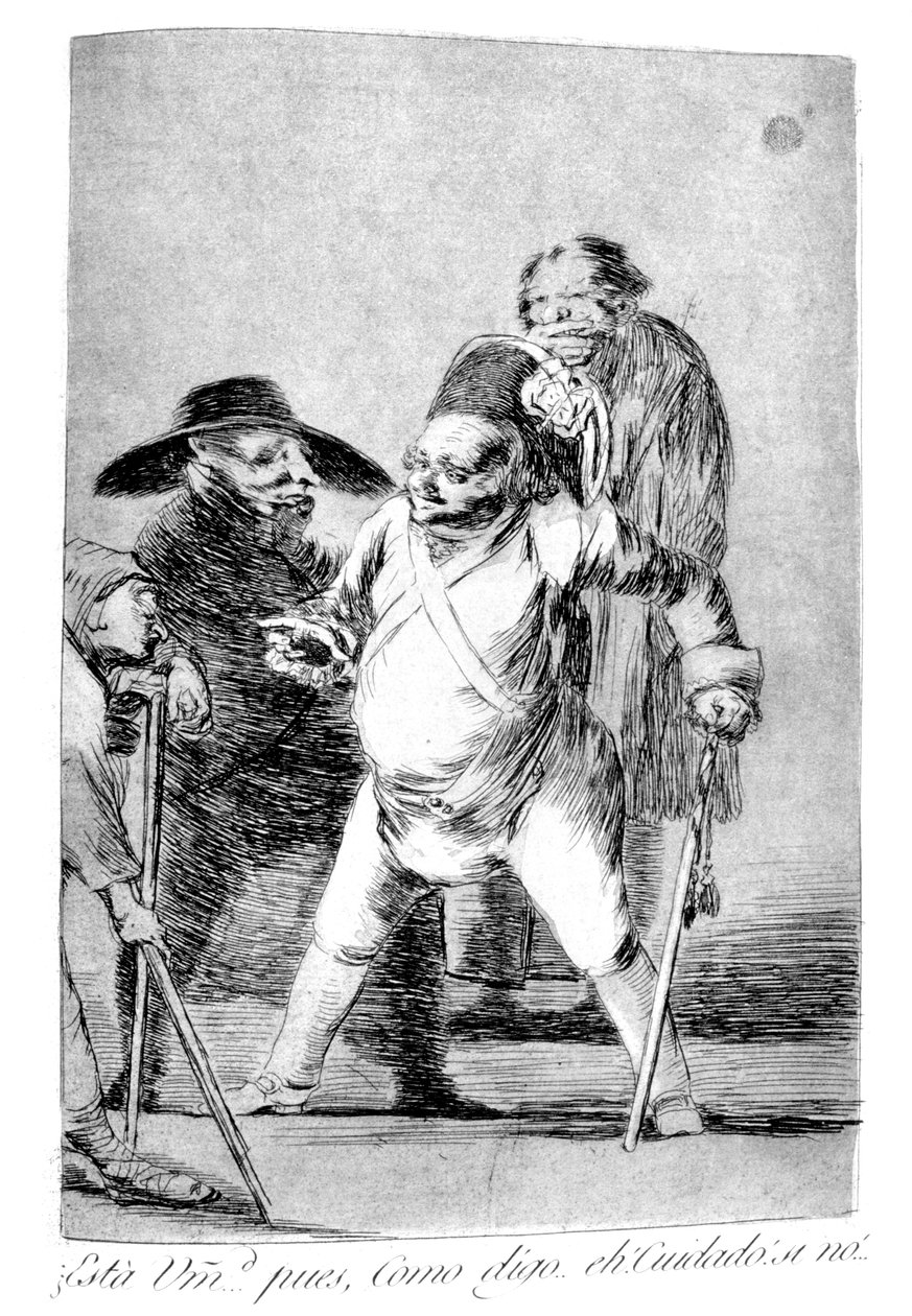 Onko tämä teidän ylhäisyytenne, 1799 tekijältä Francisco de Goya