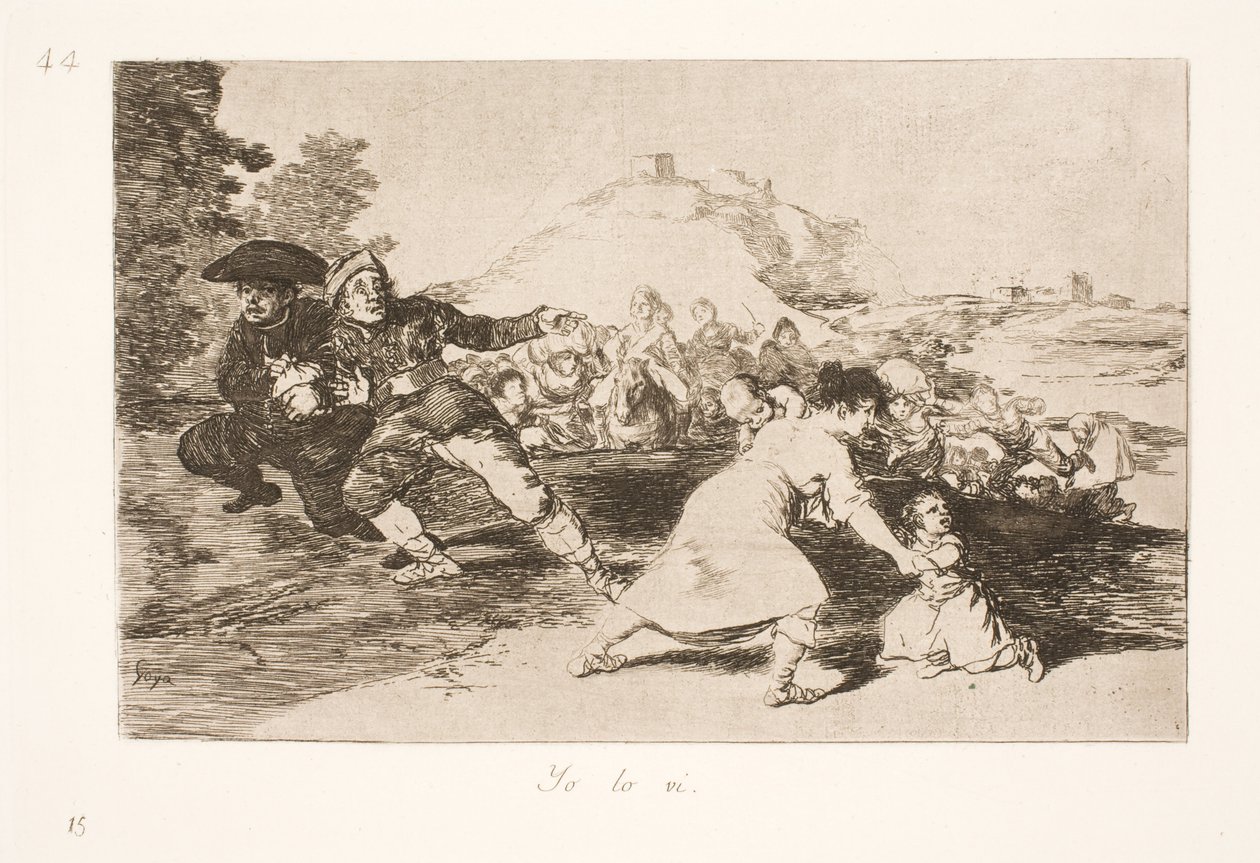 minä näin sen tekijältä Francisco de Goya