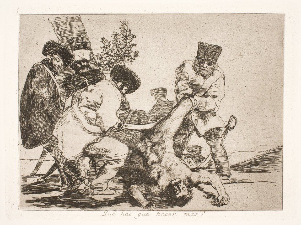 Voiko tehdä enemmän? (33) tekijältä Francisco de Goya