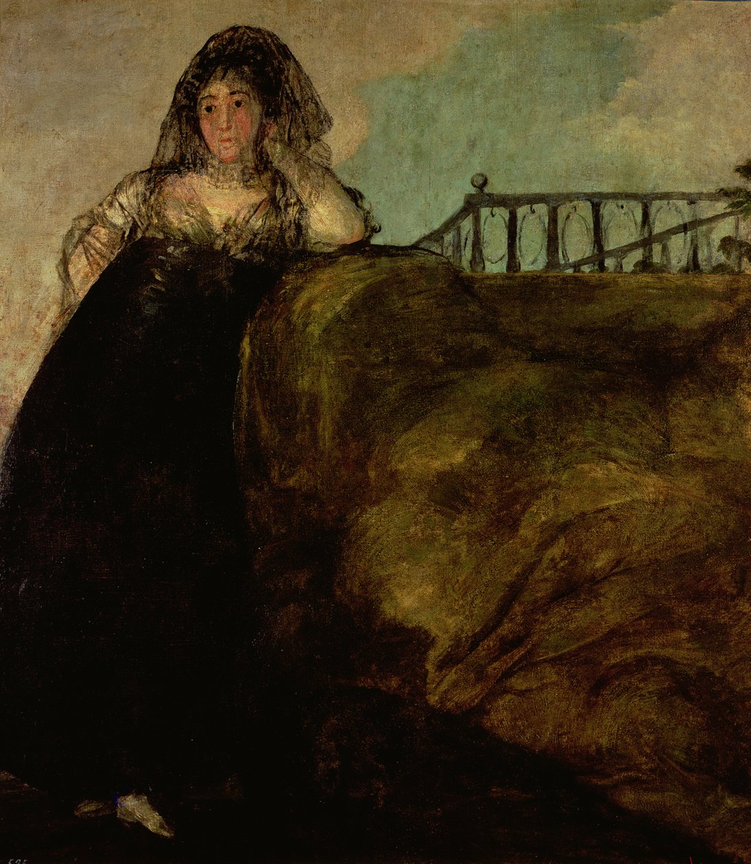 Leocadia Zorilla, taiteilijan taloudenhoitaja, n. 1821 tekijältä Francisco de Goya