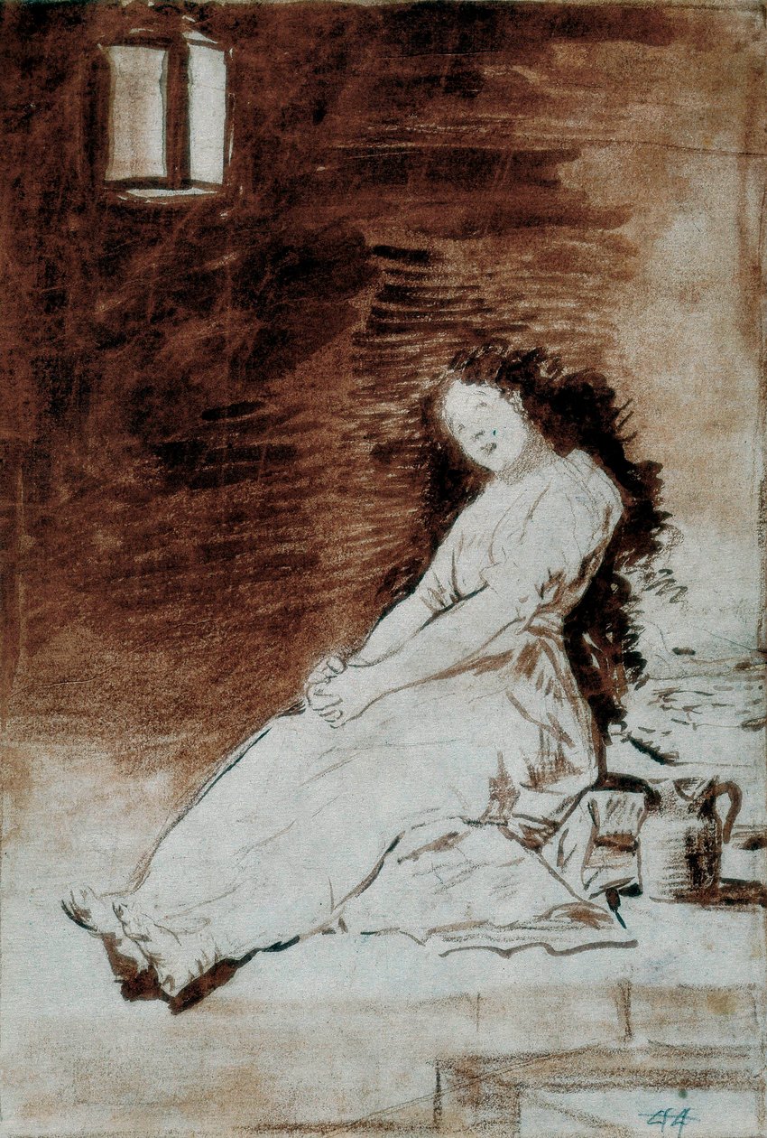 Los Caprichos: "Koska hän oli herkkä" tekijältä Francisco de Goya