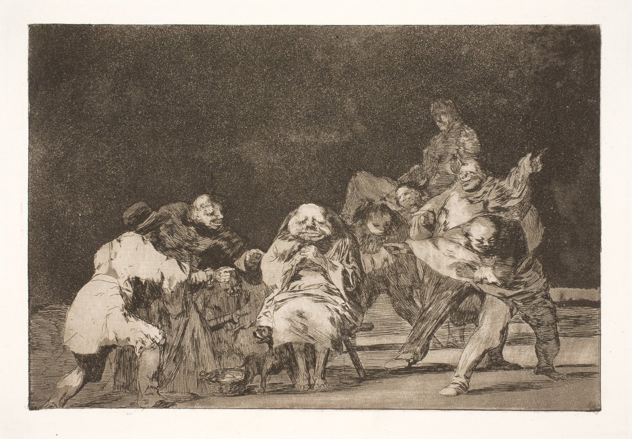 Uskollisuus (joka ei pidä sinusta, häpäisee sinua juoruilla) tekijältä Francisco de Goya