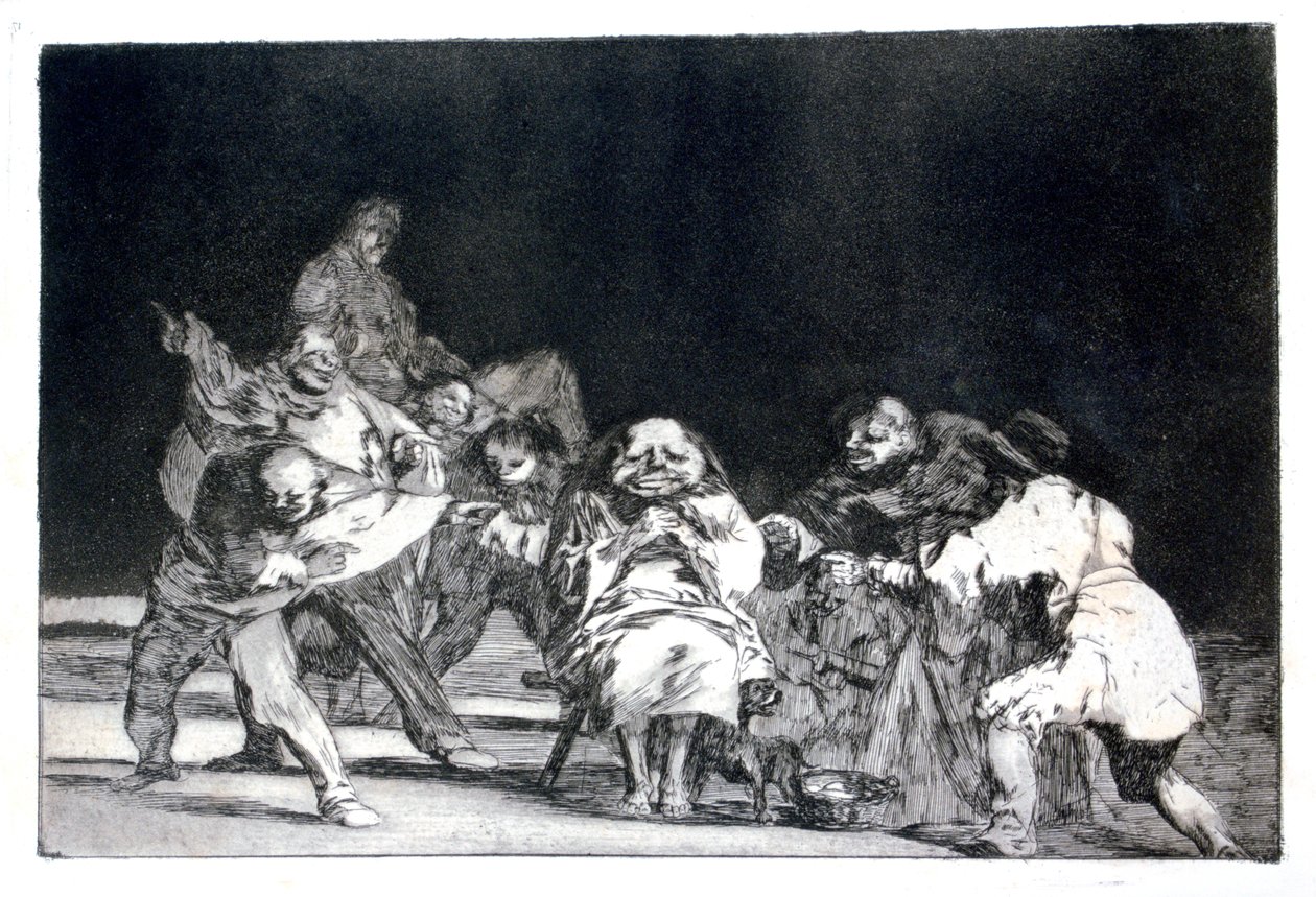 Uskollisuus, 1819-1823 tekijältä Francisco de Goya