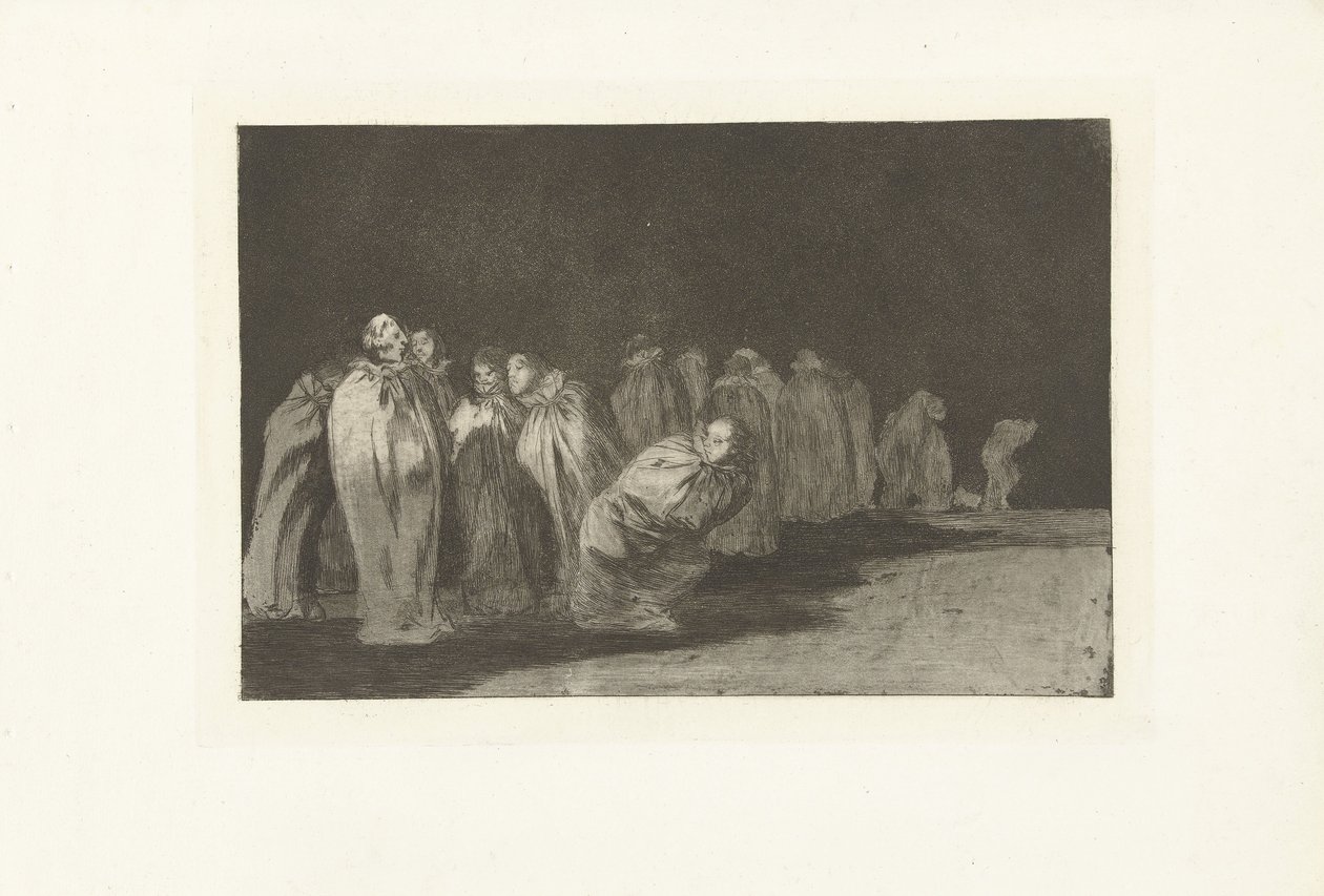 Miehet taskuissa Los Ensacados Los Disparates (The Follies) (sarjan nimi) Los Proverbios (Sananlaskut) (sarjan nimi) tekijältä Francisco de Goya