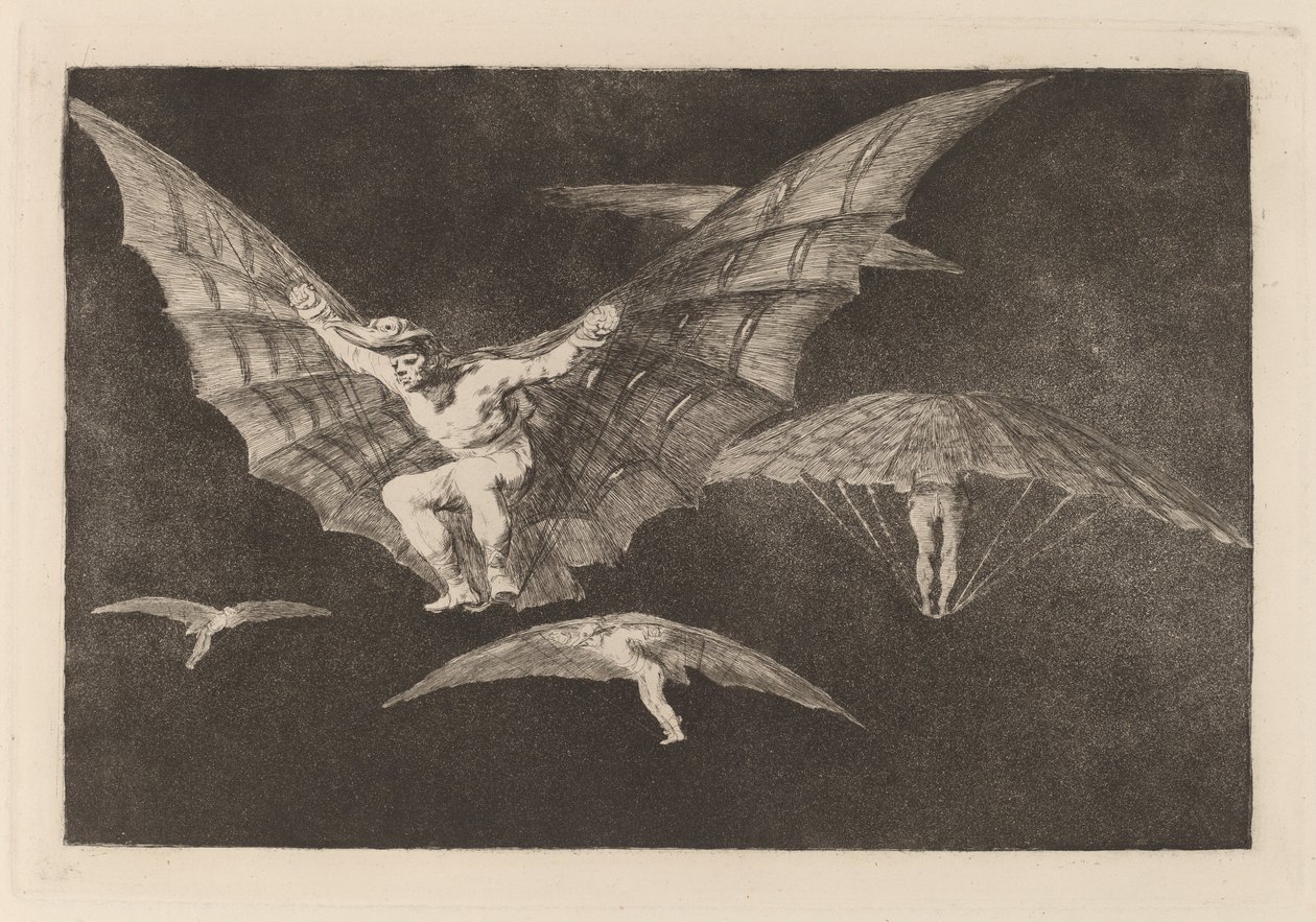 Modo de volar (Tapa lentää) tekijältä Francisco de Goya