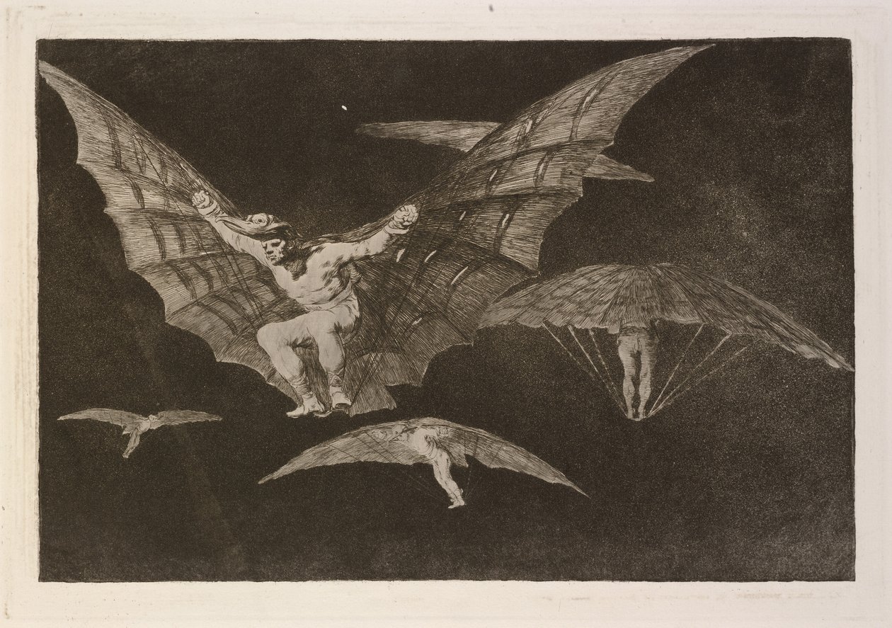 Modo de volar (Tapa lentää) tekijältä Francisco de Goya