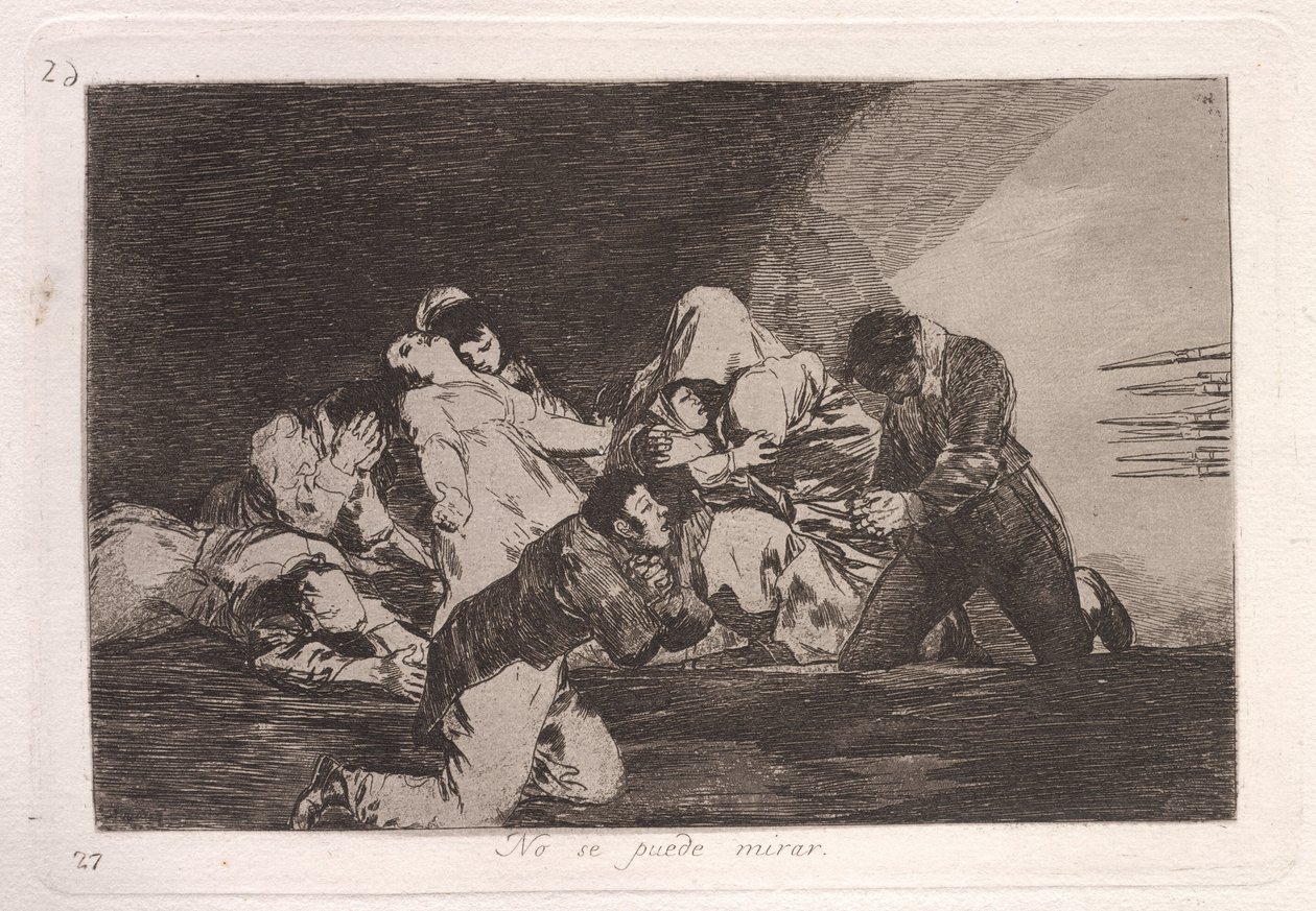 Ei voi katsoa (ei voi katsoa) tekijältä Francisco de Goya