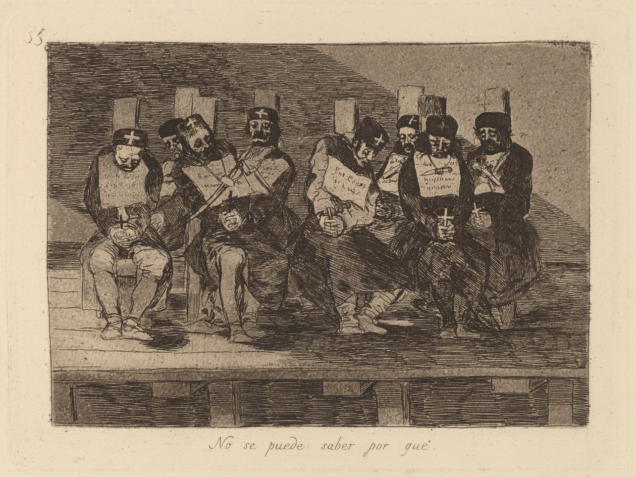 En osaa sanoa miksi (Ei voi sanoa miksi) tekijältä Francisco de Goya