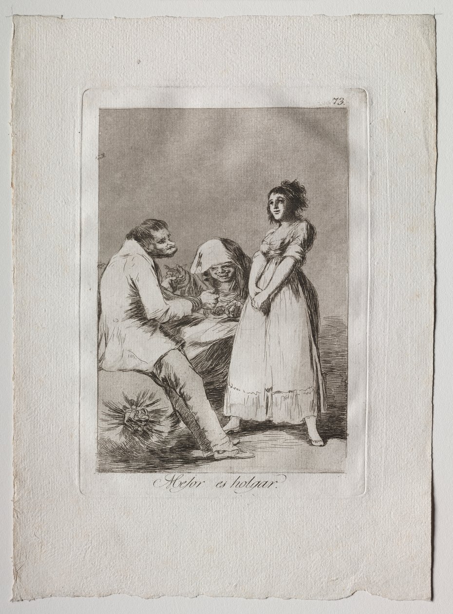 Ochenta Caprichos: On parempi olla laiska tekijältä Francisco de Goya