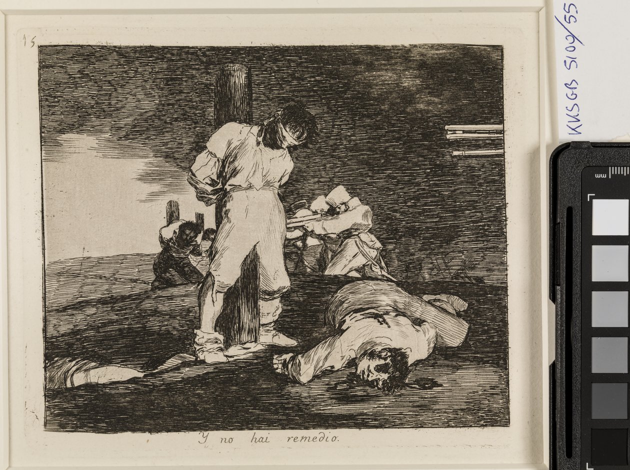 Eikä ole enää mitään tekemistä (15) tekijältä Francisco de Goya