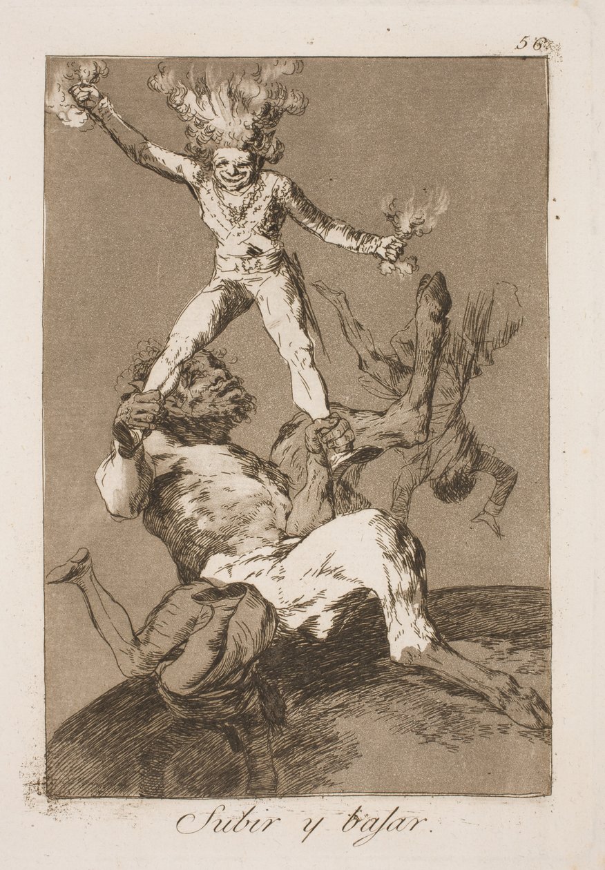 Ylös ja alas tekijältä Francisco de Goya