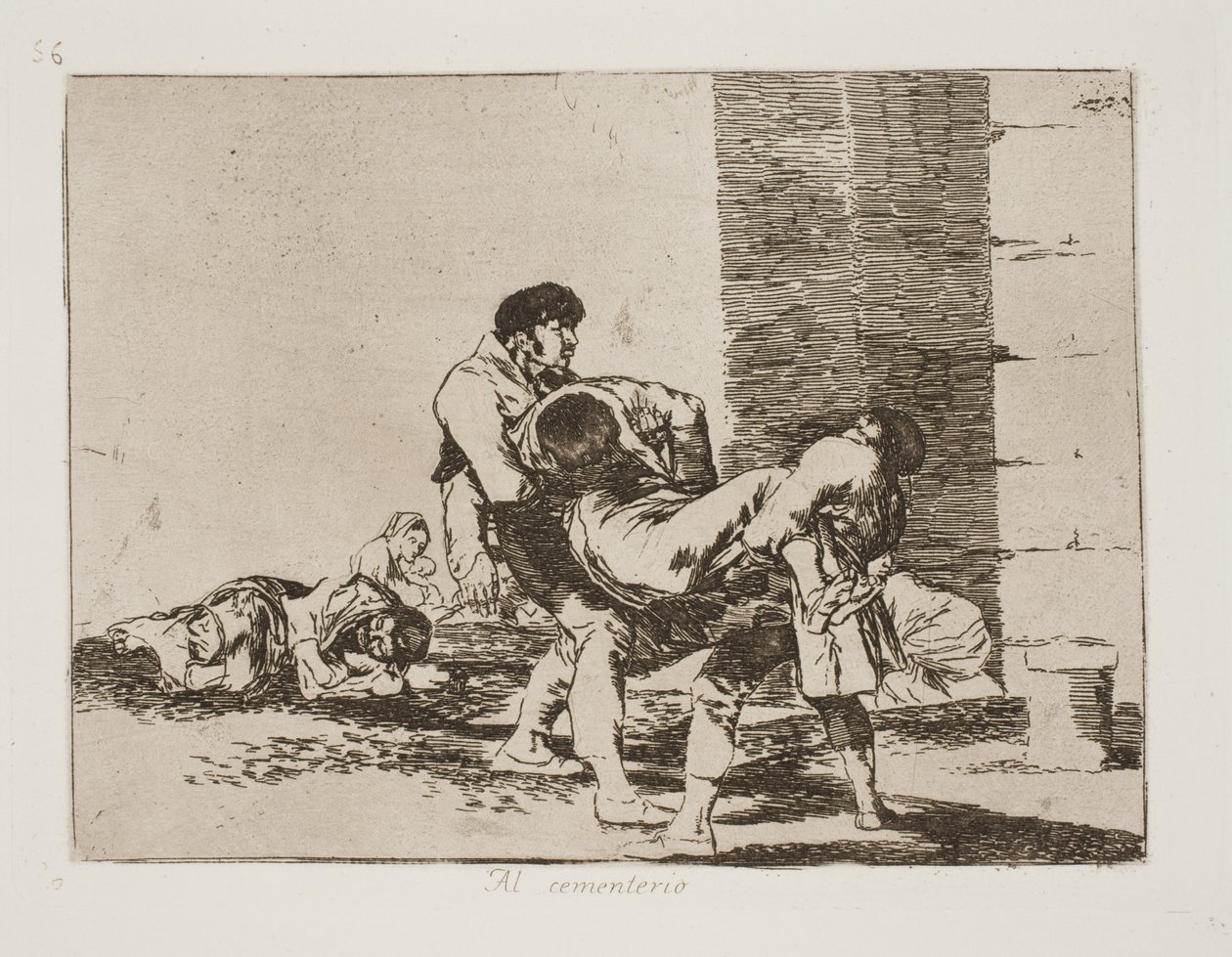 Matkalla hautausmaalle (56) tekijältä Francisco de Goya