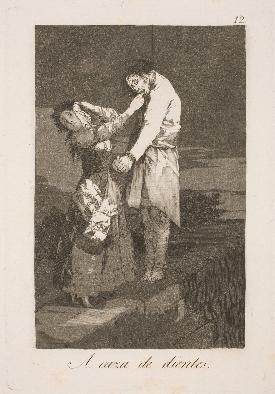 Hampaiden etsinnässä tekijältä Francisco de Goya