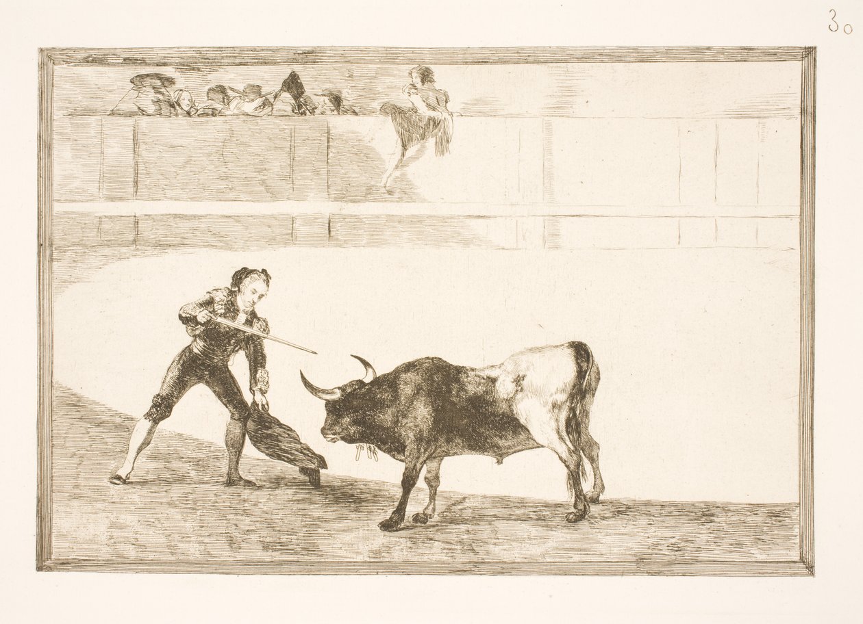 Pedro Romero tappaa ontuvan härän tekijältä Francisco de Goya