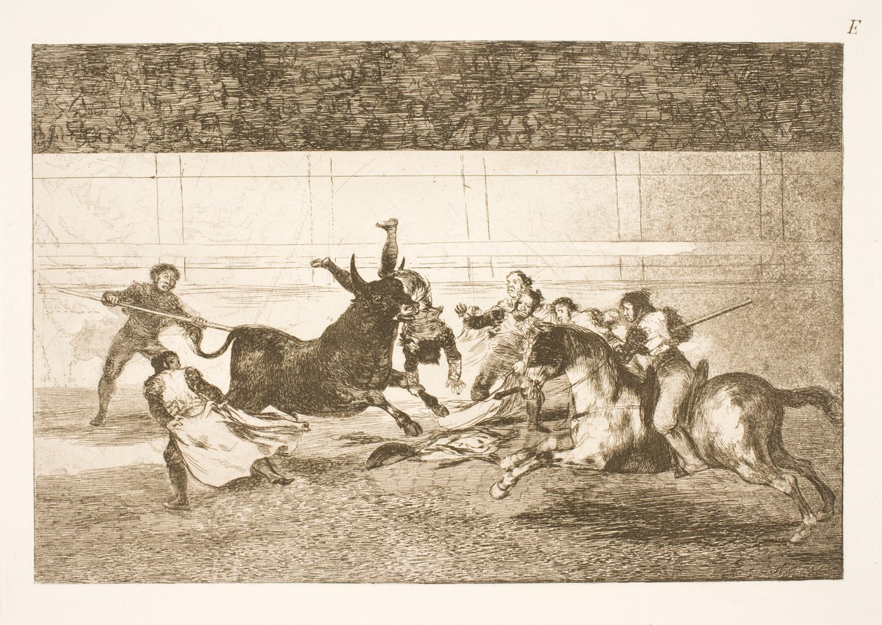 Pepe Illon kuolema (2. sävellys) tekijältä Francisco de Goya