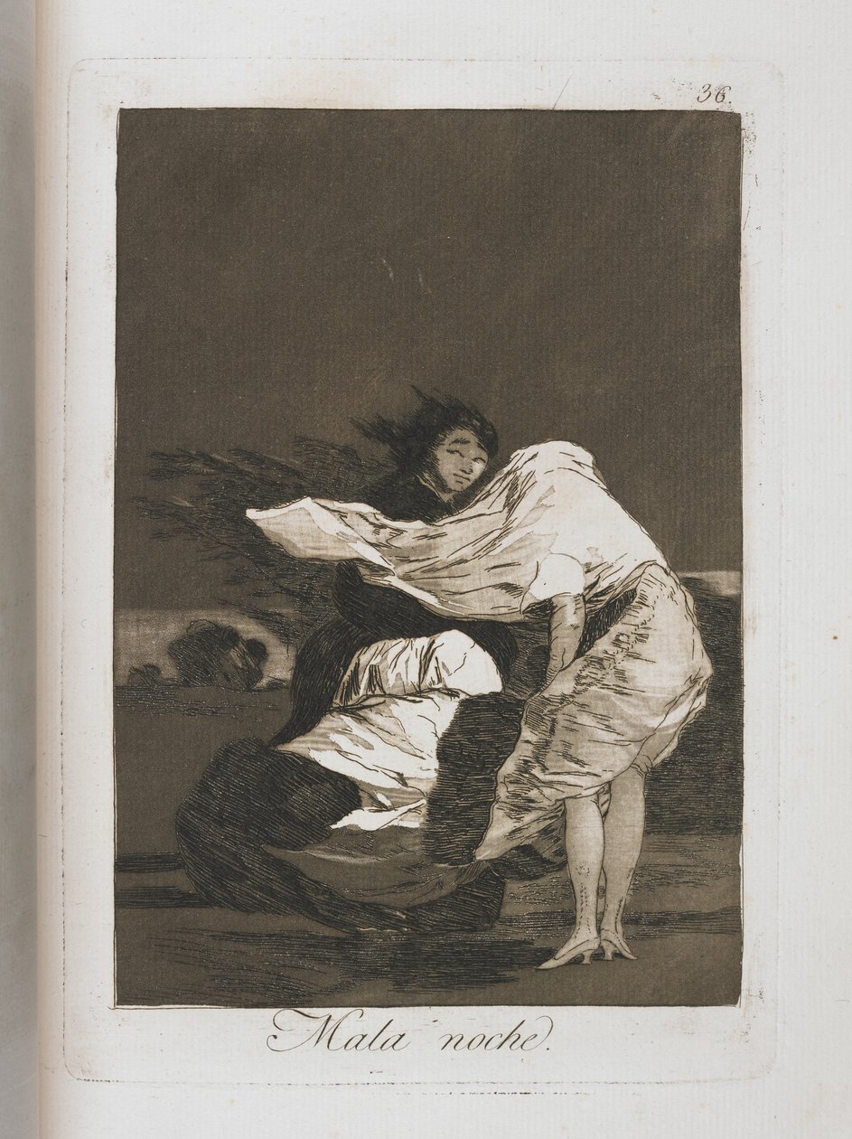 Lauta Los Caprichosista, 1797-1798 tekijältä Francisco de Goya