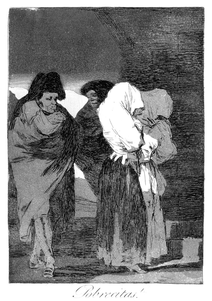 Pienet tytöt, 1799 tekijältä Francisco de Goya
