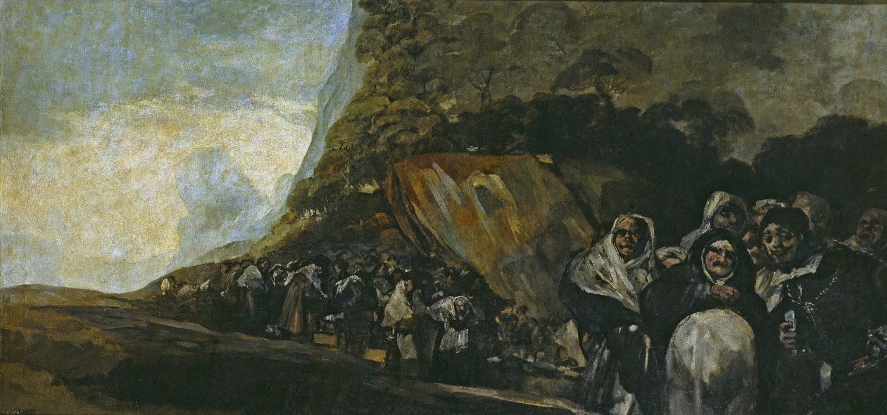 Pyhän viran kulkue tekijältä Francisco de Goya