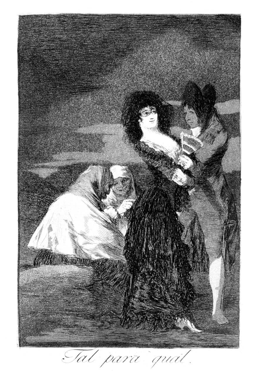 Parman kuningatar Maria Luisa Teresa, Espanjan pääministeri, 1799 tekijältä Francisco de Goya