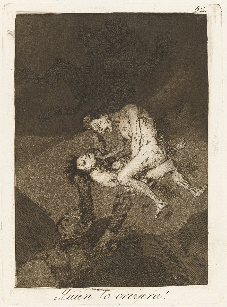 Quien lo creyera! (Kuka olisi arvannut!) tekijältä Francisco de Goya