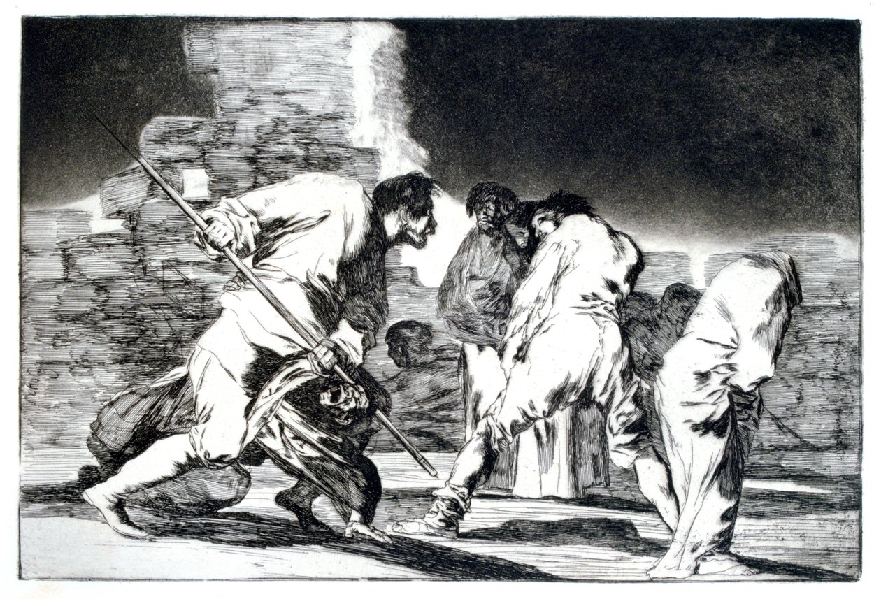 Raivon arvoitus, 1819-1823 tekijältä Francisco de Goya
