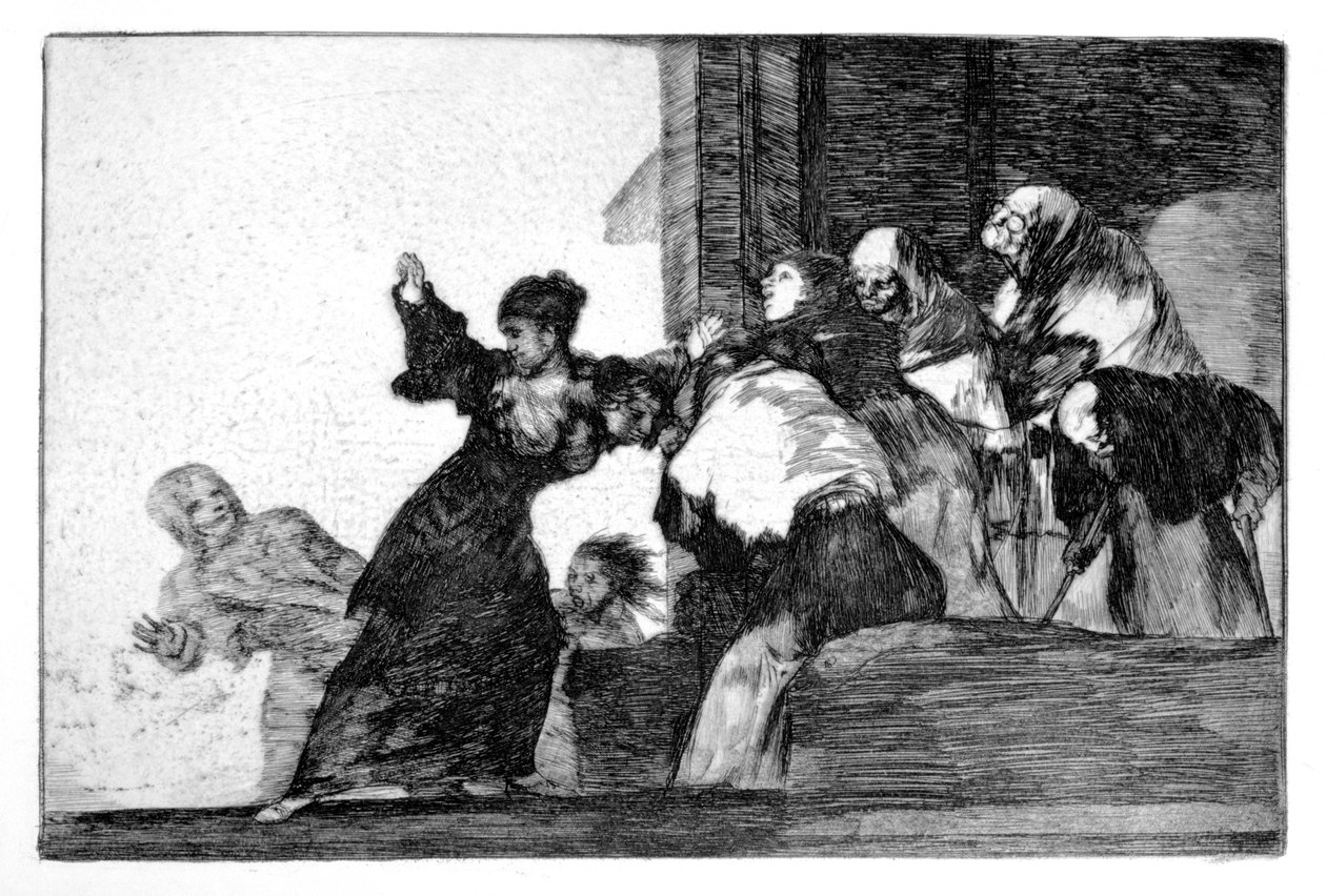 Köyhien arvoitus, 1819-1823 tekijältä Francisco de Goya