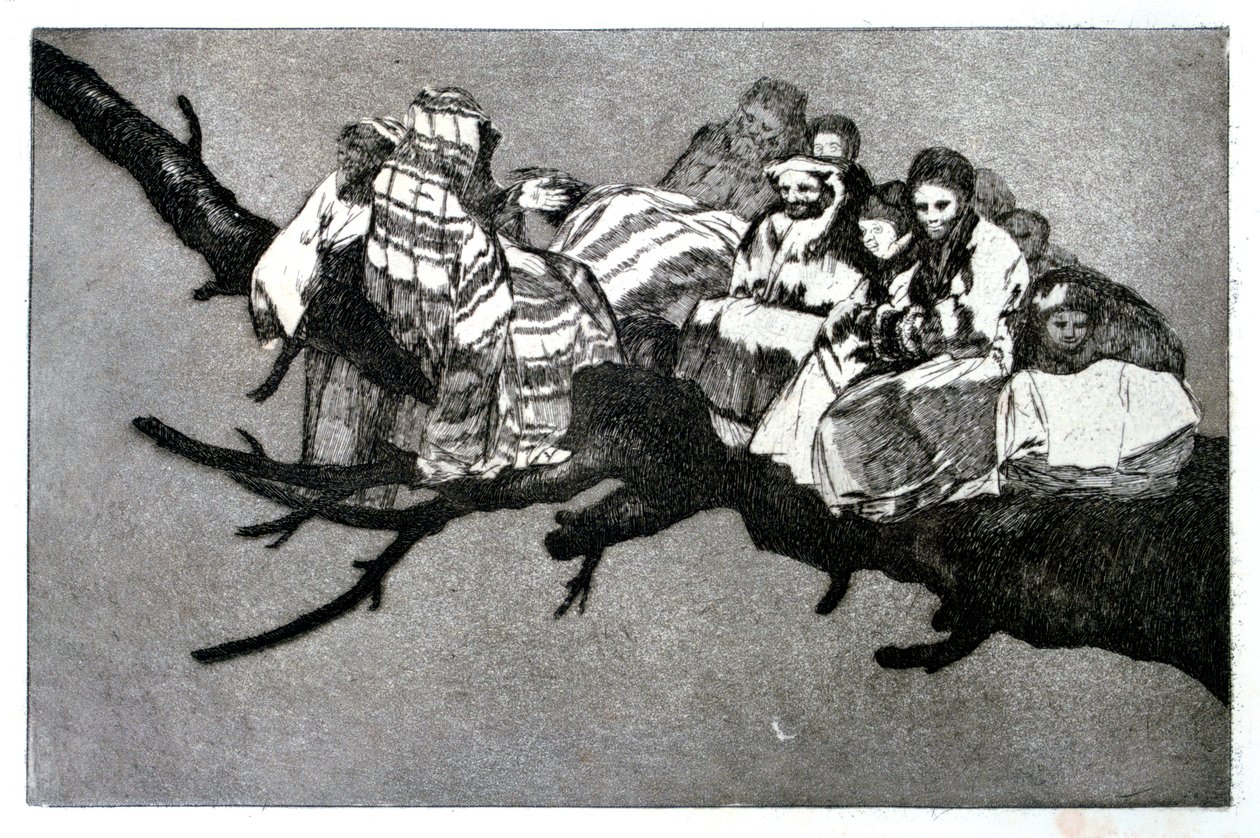 Naurettava uni, 1819-1823 tekijältä Francisco de Goya
