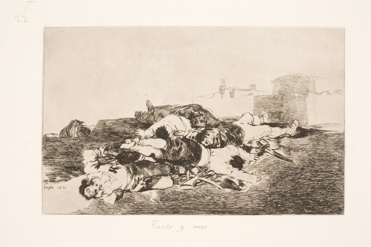 Niin monta - ja enemmän (22) tekijältä Francisco de Goya