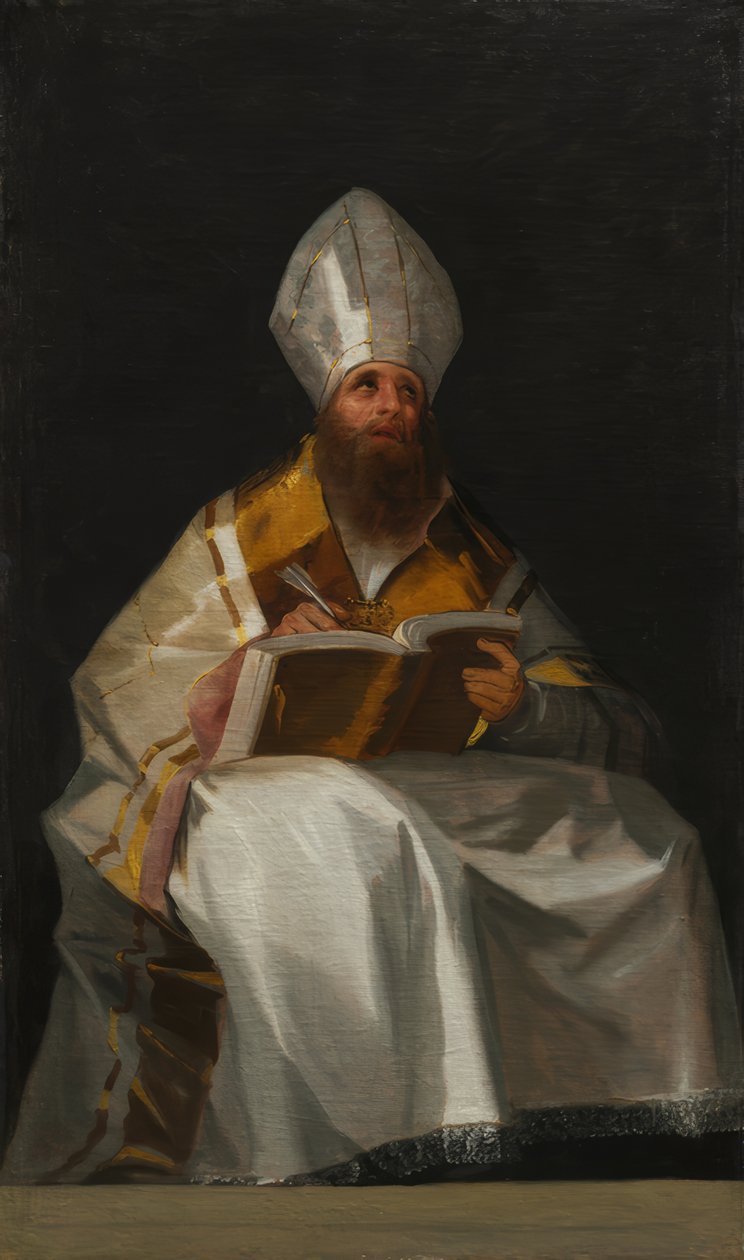 Saint Ambrose tekijältä Francisco de Goya