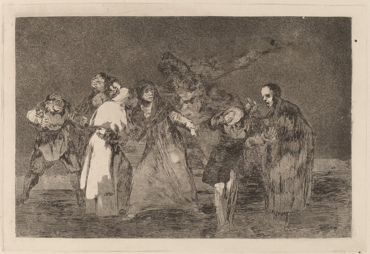 Ne parantavat puukot, mutta eivät huonoja sanoja (haavat paranevat nopeammin kuin hätäiset sanat) tekijältä Francisco de Goya